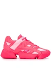 Junya Watanabe Pink Buffalo London Edition Synthetic Leather Sneakers