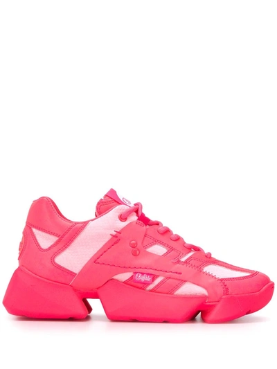 Junya Watanabe Pink Buffalo London Edition Synthetic Leather Sneakers
