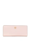 Tory Burch Pink Leather Robinson Wallet
