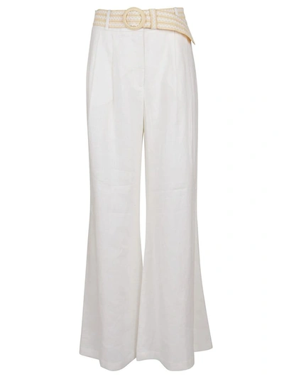 Zimmermann Women's White Cotton Pants