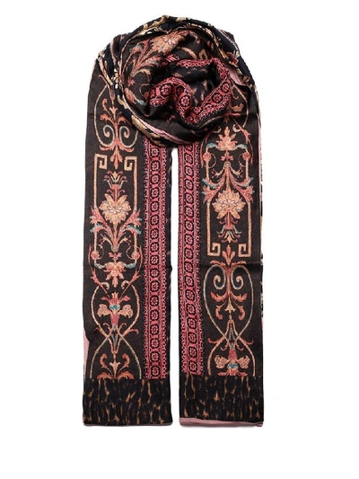 Pierre-louis Mascia Women's Black Silk Scarf