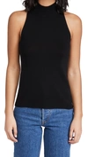 A.l.c Paltrow Sleeveless Turtleneck Top In Black