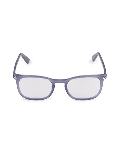 Gucci 50mm Core Blue Light Optical Glasses In Grey