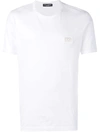 Dolce & Gabbana Essential Tee Logo Patch In Optic White