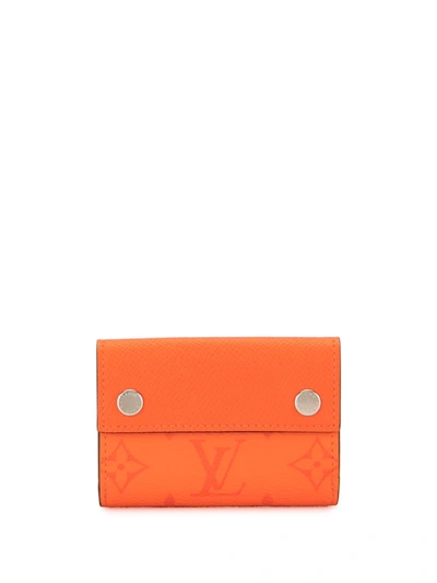 Pre-owned Louis Vuitton 2020  Discovery Compact Wallet In Orange