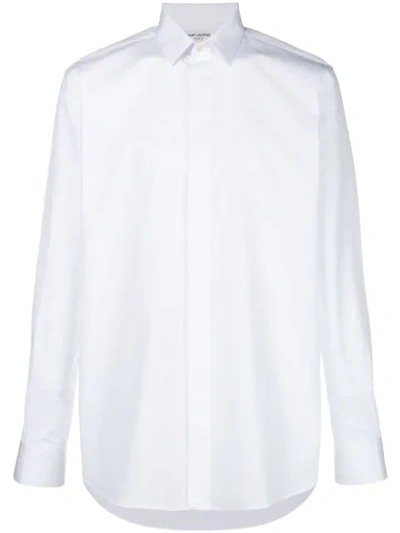 Saint Laurent Klassisches Hemd In White
