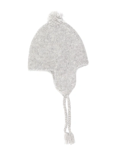 Bonpoint Babies' Knitted Hat In Grey