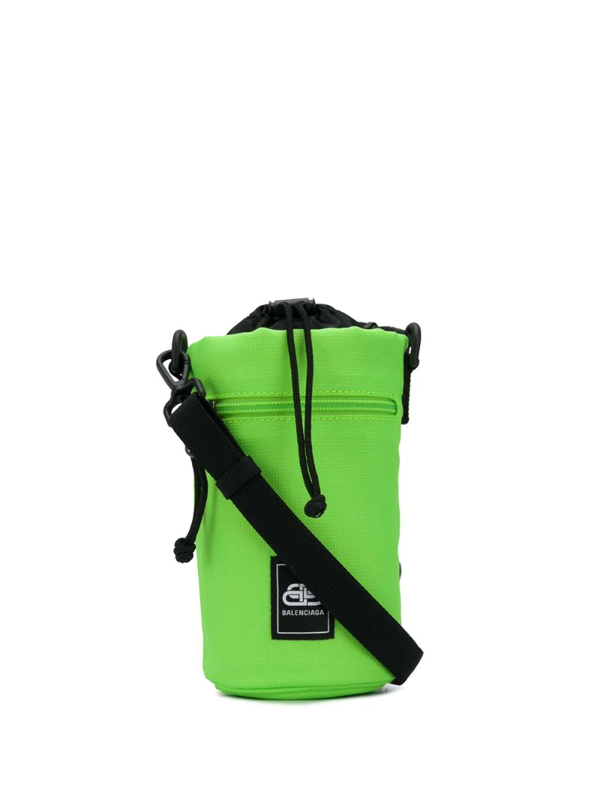 Balenciaga Fluorescent Green Water Bottle Holder | ModeSens