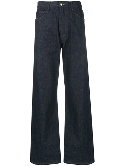 Marni Loose Fit Low-rise Jeans In Blue