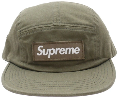 Pre-owned Supreme  Military Camp Cap Olive