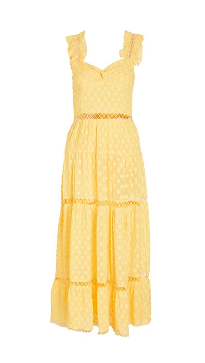 Rahi Nova Midi Dress In Lemon Drop
