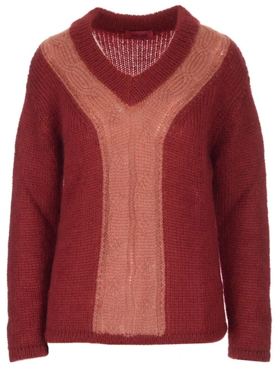 The Gigi Women's Red Wool Sweater