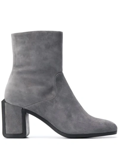 Clergerie Carly Ankle Boots In Grey
