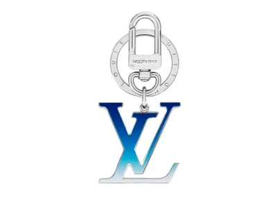 Pre-owned Louis Vuitton  Gradient Bag Charm & Key Holder Blue Multicolor