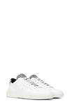 P448 Soho Sneaker In White/ Check Leather