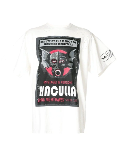 Haculla Monster Logo T-shirt In White