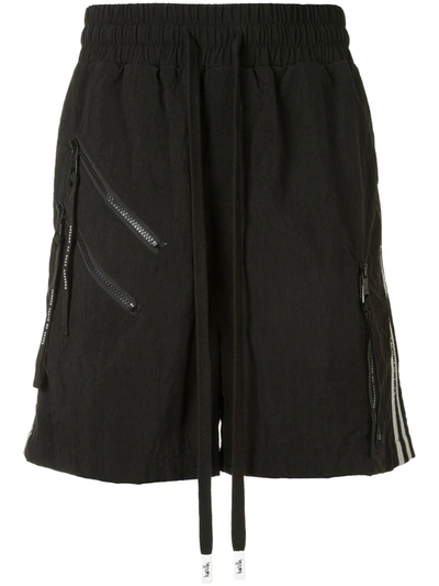 Haculla Zip-pocket Shorts In Black
