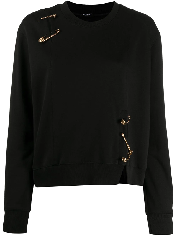 versace safety pin sweatshirt