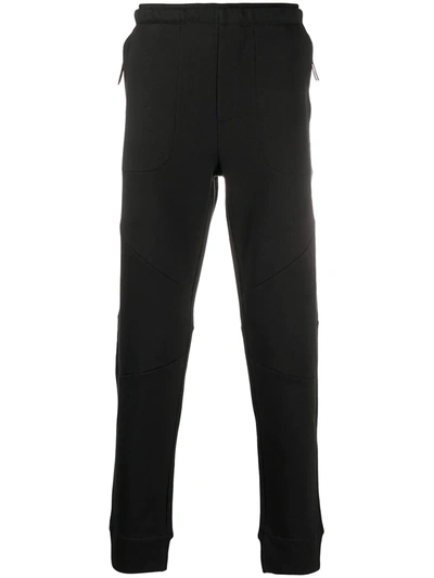 C.p. Company Logo Track Trousers In Black