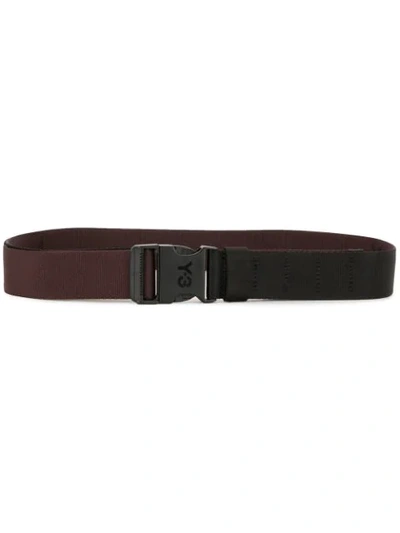 Y-3 Clasp-buckle Belt In Red