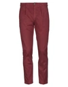 Department 5 Pants In Maroon