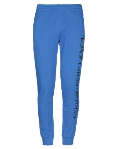 Ea7 Casual Pants In Blue