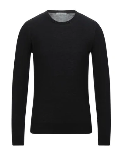 Grey Daniele Alessandrini Sweaters In Black