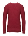 Tagliatore Sweaters In Red