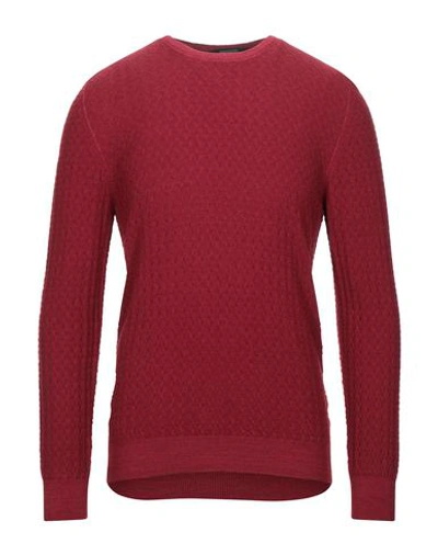 Tagliatore Sweaters In Red