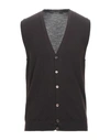 Tagliatore Cardigan In Dark Brown