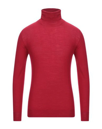 Paolo Pecora Turtlenecks In Red