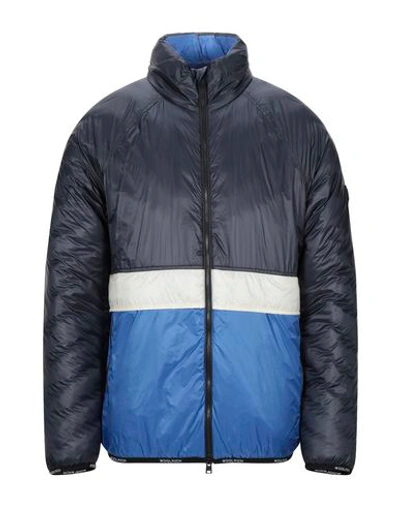 Woolrich Down Jackets In Dark Blue