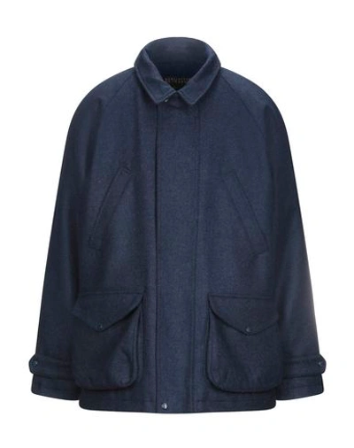 Manifattura Ceccarelli Coats In Dark Blue