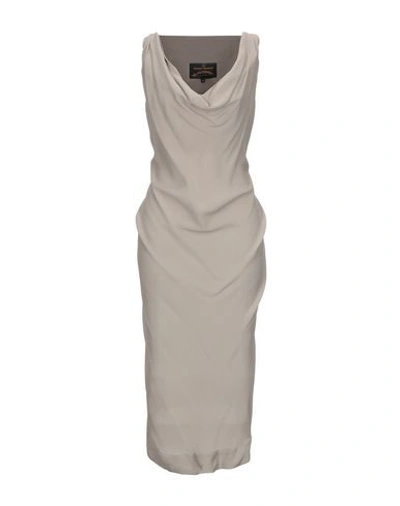 Vivienne Westwood Anglomania Midi Dress In Grey