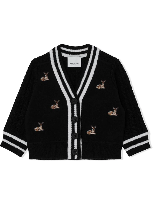 burberry deer cardigan