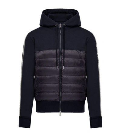 Moncler Quilted Zip-up Hoodie