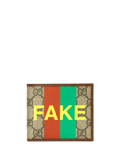 Gucci Gg Supreme Fake Not Billfold Wallet In Multi