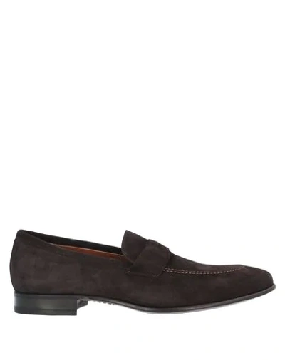 A.testoni Loafers In Dark Brown