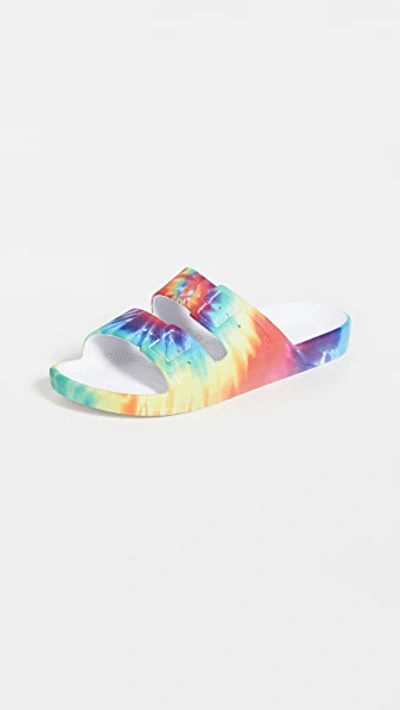 Freedom Moses Tie-dye Plastic Pool Slides In Multi