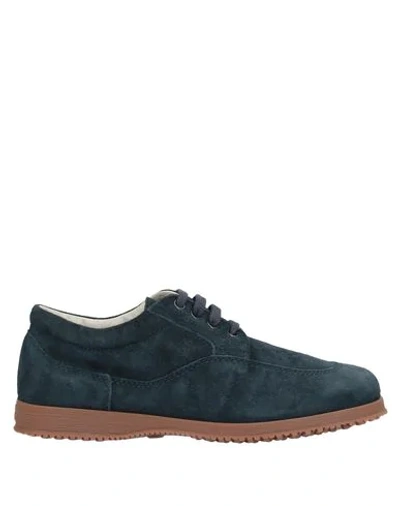 Hogan Lace-up Shoes In Blue