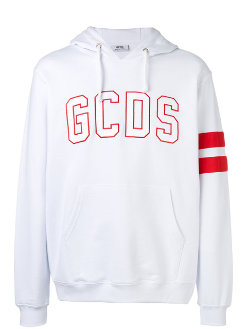 Gcds Logo Hooded Sweatshirt | ModeSens