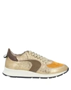 Philippe Model Sneakers In Gold