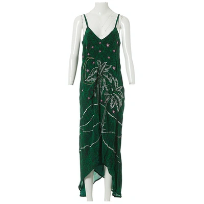Pre-owned Chufy Maxi Dress In Green