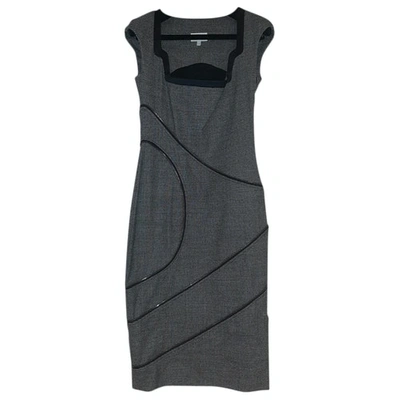 Pre-owned Les Hommes Linen Mid-length Dress In Grey