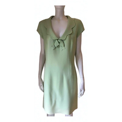 Pre-owned Moschino Cheap And Chic Silk Mid-length Dress In Green
