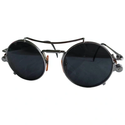 Pre-owned Jean Paul Gaultier Metallic Metal Sunglasses