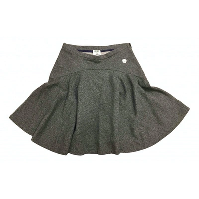 Pre-owned Kenzo Mini Skirt In Grey