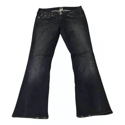 Pre-owned True Religion Trousers In Black