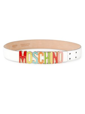 rainbow moschino belt