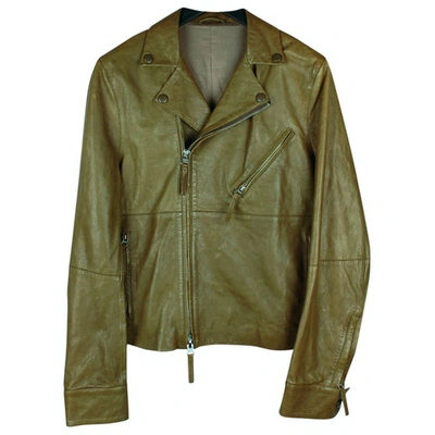 Pre-owned Acne Studios Khaki Leather Jacket